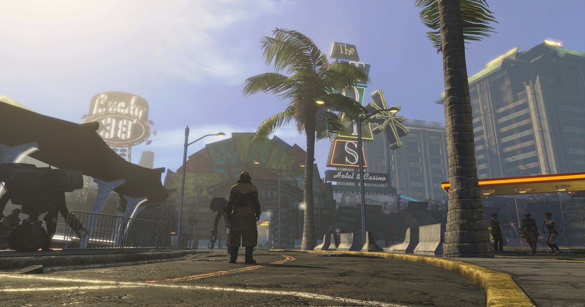 Check out the start of New Vegas recreated in Fallout 4 by modders
