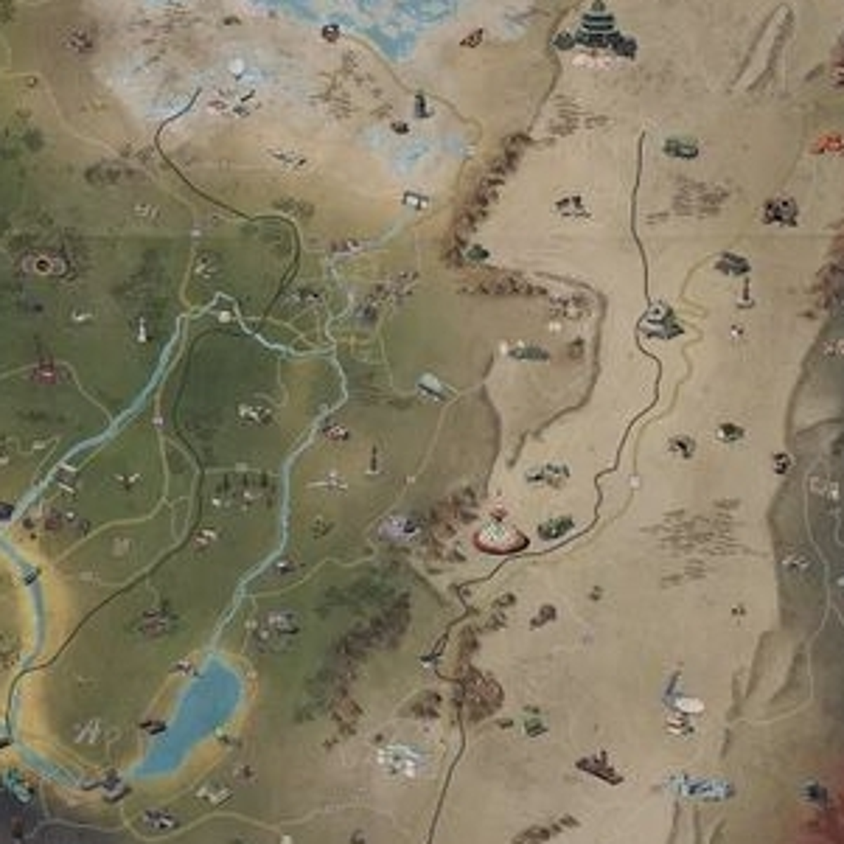 The Divide Fallout Map