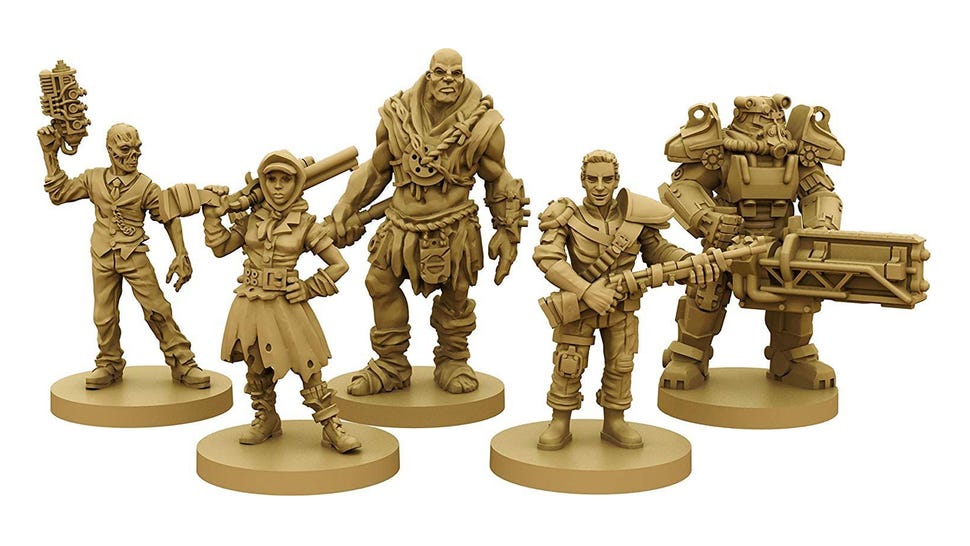 Fallout: the Board Game miniatures