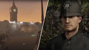 A police officer and Big Ben in Fallout: London.