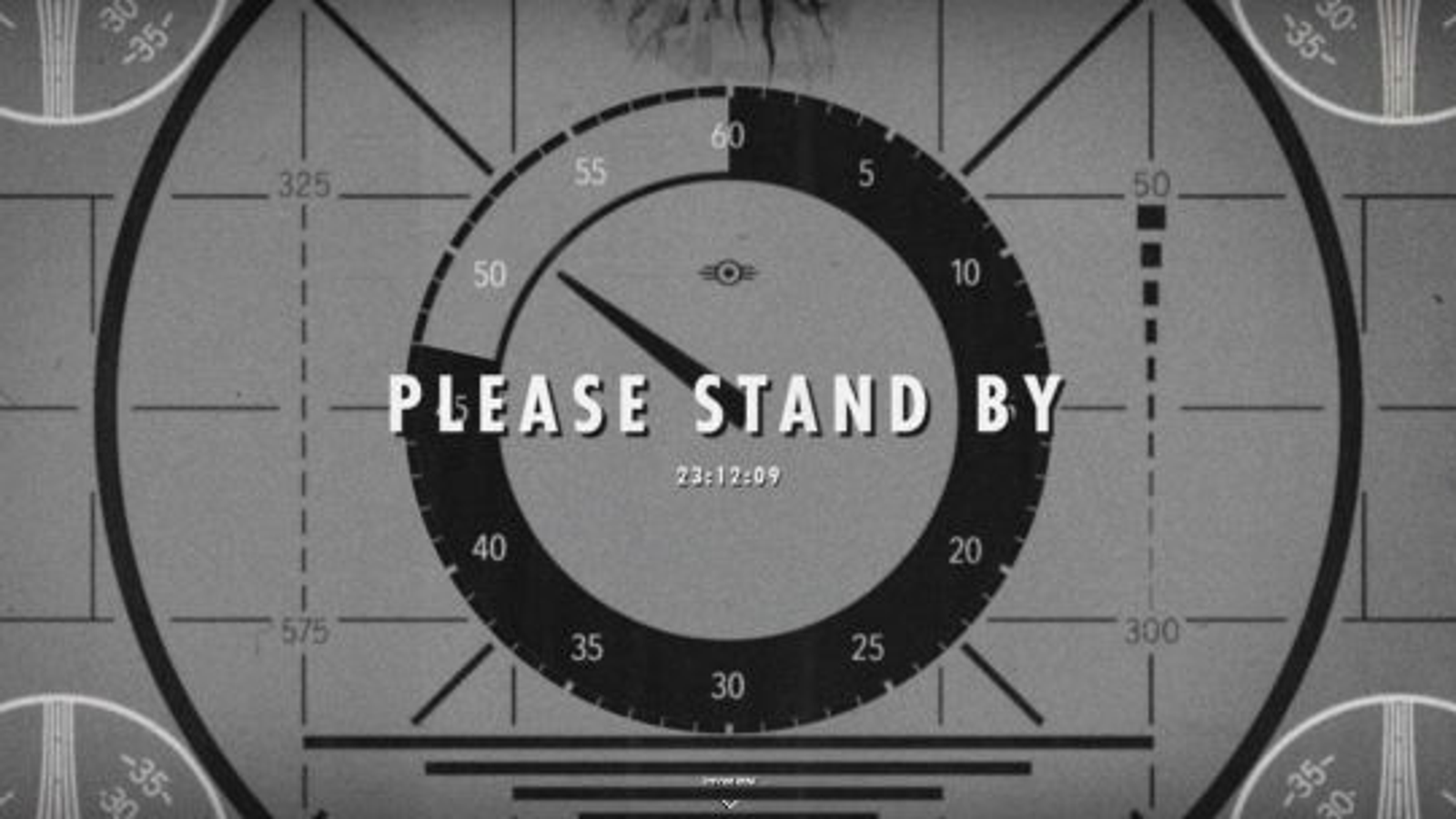 Fallout Incoming Screen Please Stand By Screen Fallout