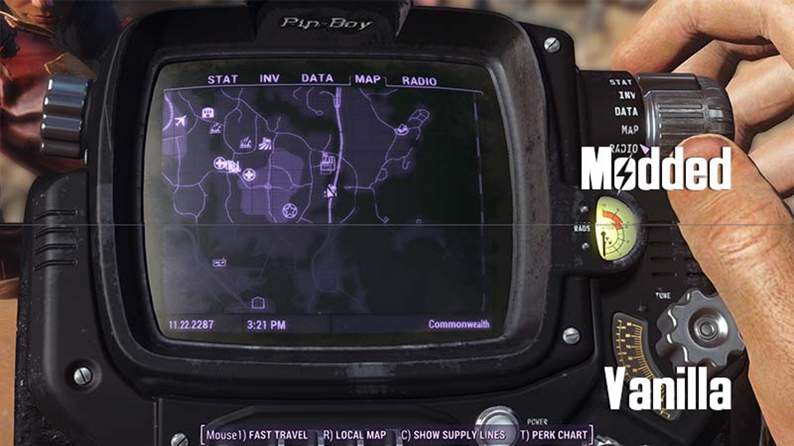 Fallout 4 как поменять цвет интерфейса фото 80