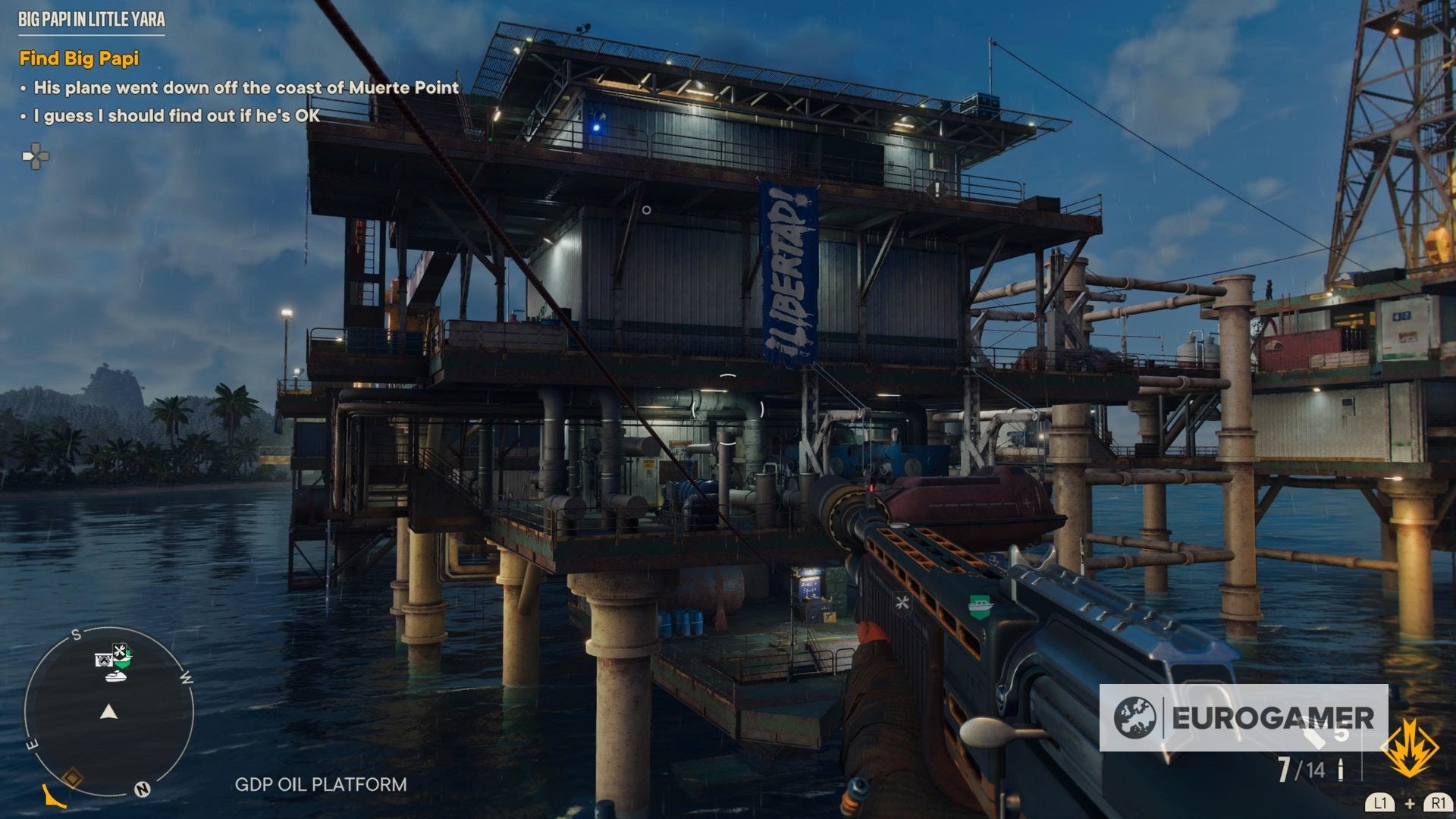 Far Cry 6 Gdp Oil Platform Crane Far Cry 6 GDP Oil Platform location and how to get oil platform gun