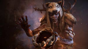 Far Cry Primal screens show a sabre tooth tiger bumming a mammoth
