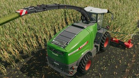 Farming Simulator harvesting machine