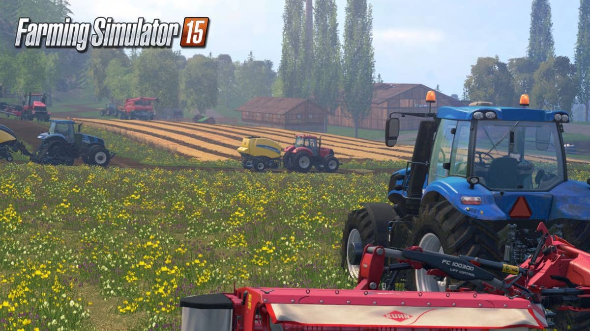 exaggerate Morning Make an effort Farming Simulator 15 console teaser video shows sexy tractors and  timberjacks | VG247