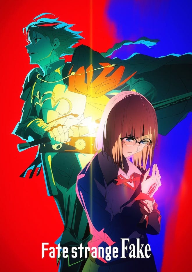 Japanese visual teaser from Fate/strange Fake tv anime