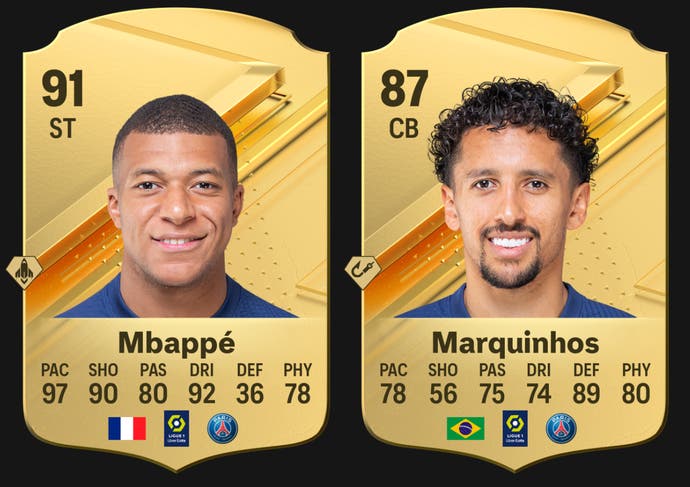 FC 24 Ligue 1 ratings