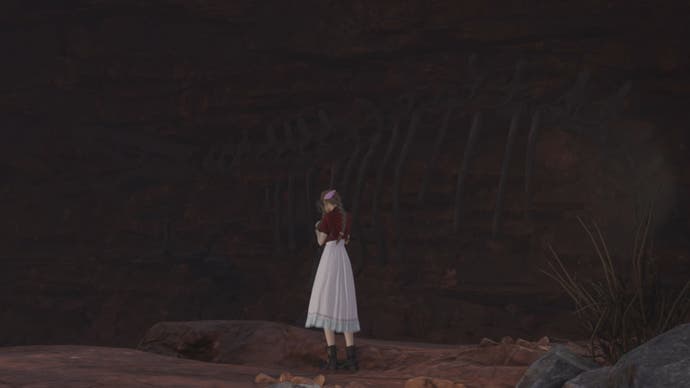 ff7 renaissance no sign sneak a photo of aerith