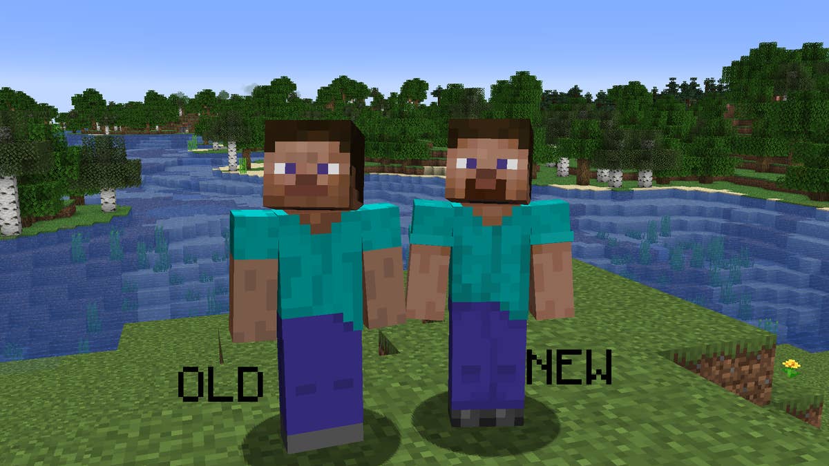 Minecraft Steve regrows beard after more than a decade | Eurogamer.net