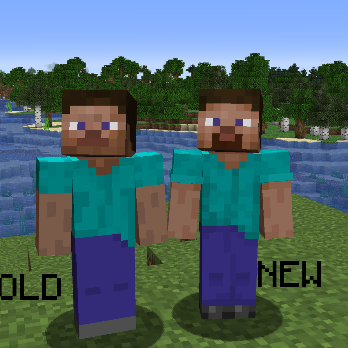 Minecraft Steve Face Logo