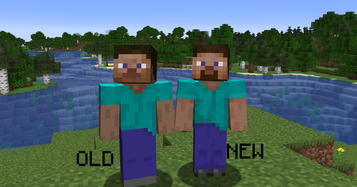 Minecraft Steve regrows beard after more than a decade | Eurogamer.net