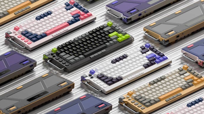 diseños de teclado mecánico nuphy field75 en varios colores