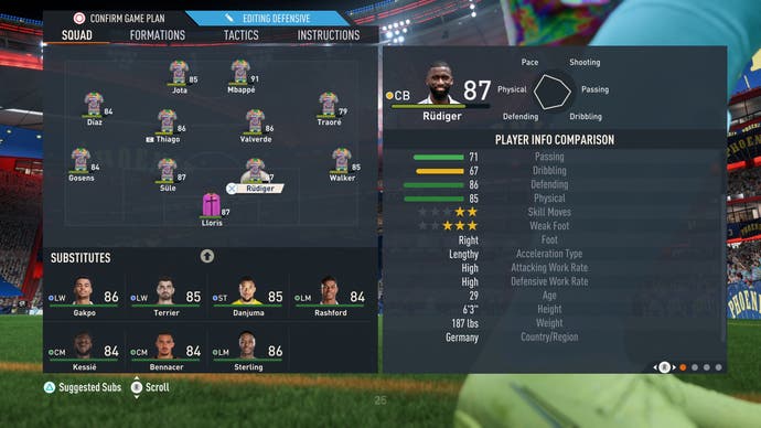 FIFA 23 - RUDIGER'S IN Games