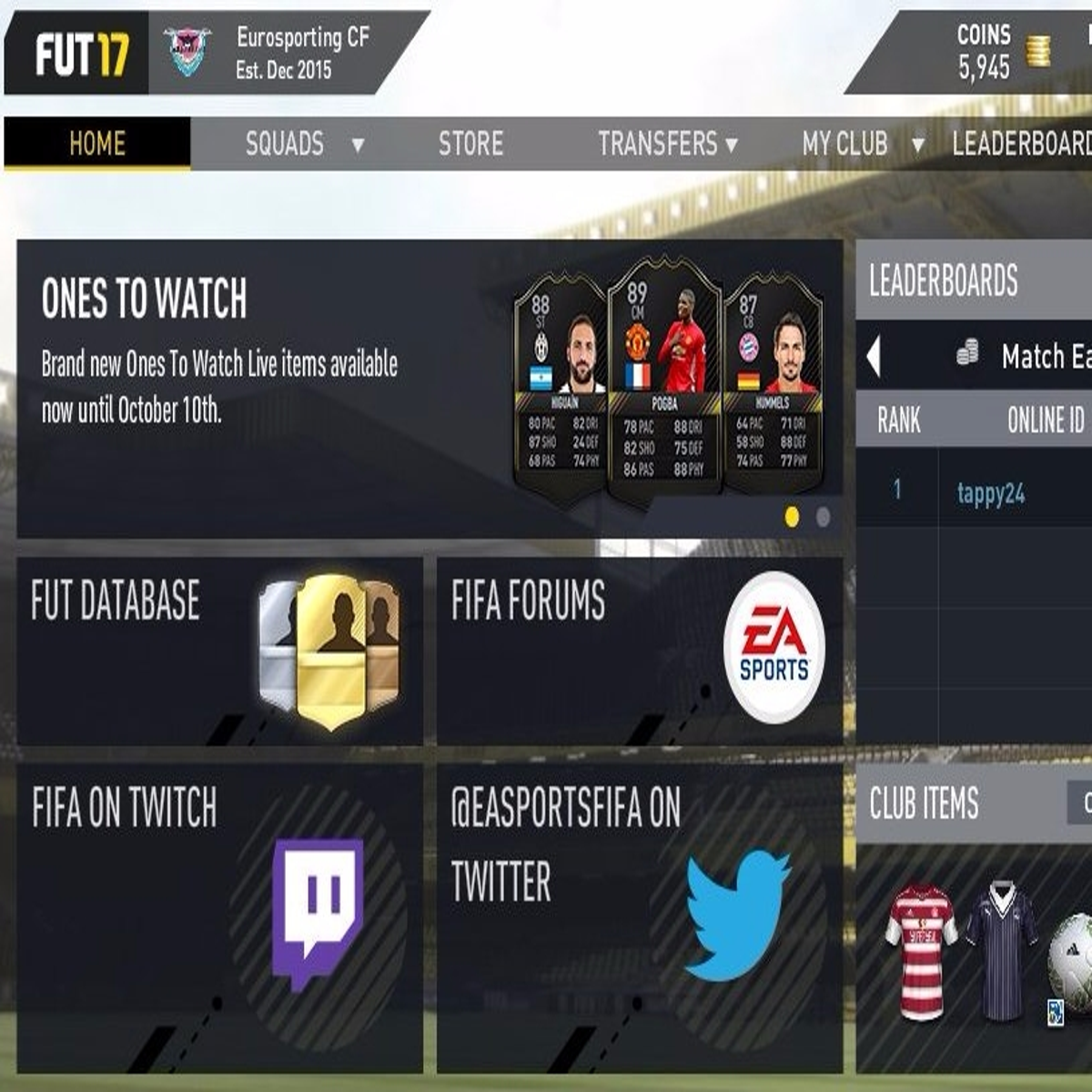 FIFA 17 Companion' permite que os usuários gerenciem seus times através de  dispositivos móveis 
