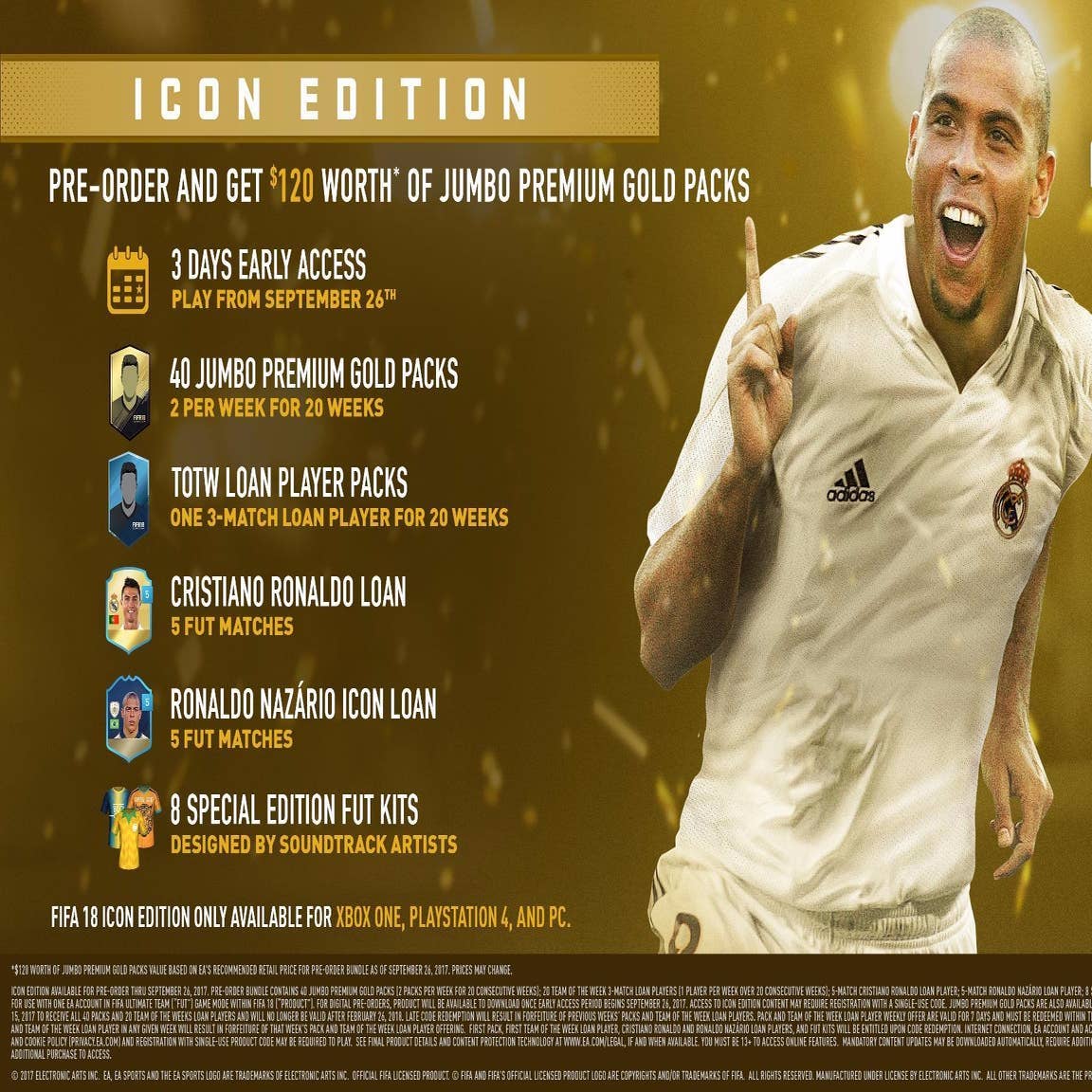 udslæt Traditionel Gendanne FIFA 18 ditches Xbox-exclusive Legends for multiplatform Icons |  Eurogamer.net
