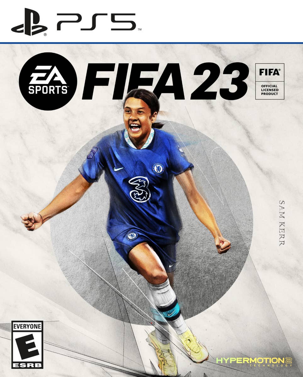 Here's the FIFA 23 cover - the last developed by EA