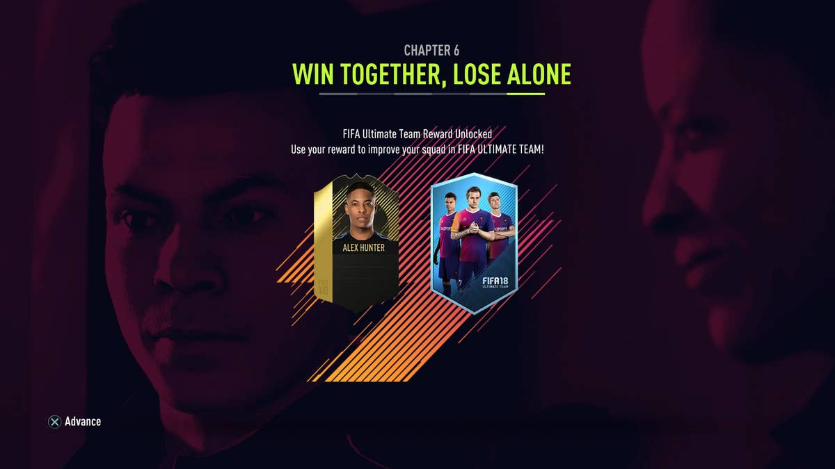 FIFA 18 The Journey Hunter Returns Chapter 6 Win Together Lose