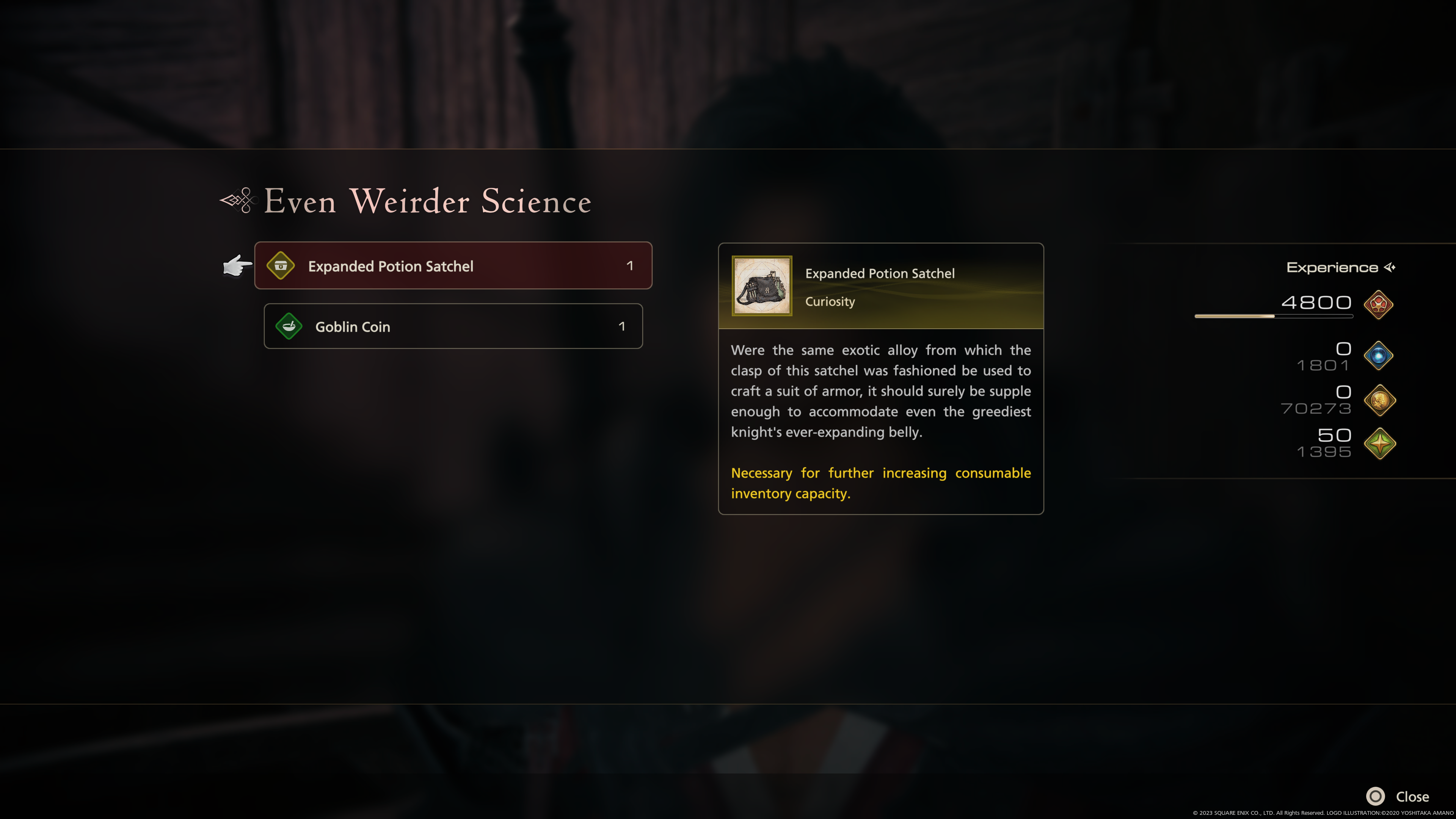 How to increase inventory size in Final Fantasy 16