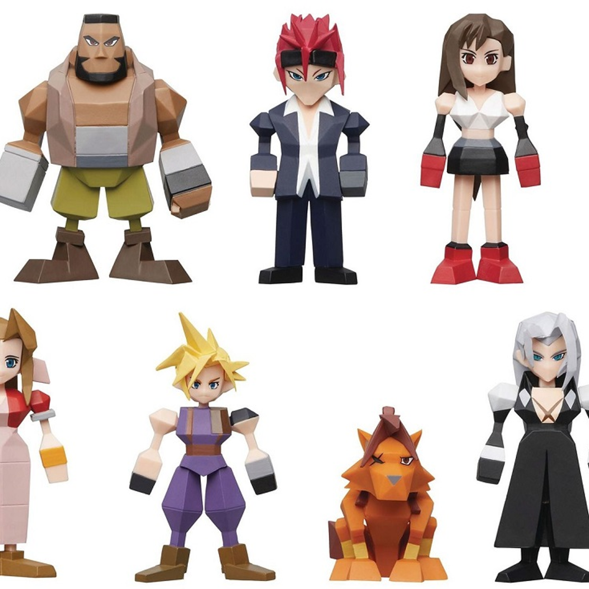 Those PS1-style Final Fantasy 7 figures are now available to order Amazon | VG247