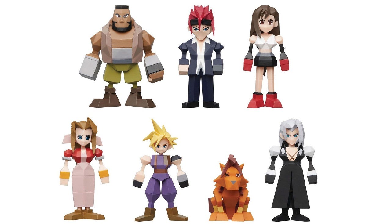 Target Ff7 Toy These charming retro Final Fantasy 7 figures are now available to order ...