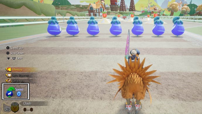 speed ball and chocobo racing speed meter from final fantasy 7 rebirth