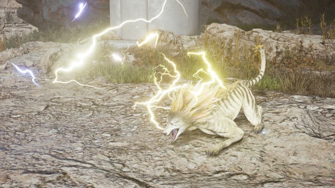 Final Fantasy 7 Rebirth Voltaic Canine Thunderclaw Demon