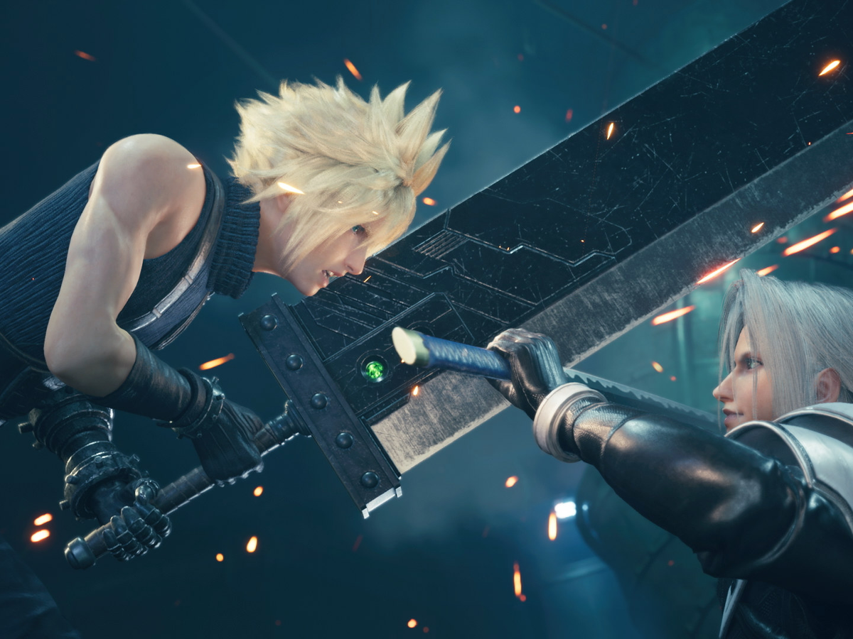 Final Fantasy Cloud Vs Sephiroth Wallpaper final-fantasy-cloud-vs-sephiroth-wallpaper