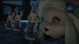 Some sort of mouse creature looks shocked in Final Fantasy XIV's 6.4 update trailer.