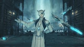 A Sage levitating their weapons in a Final Fantasy XIV: Endwalker screenshot.