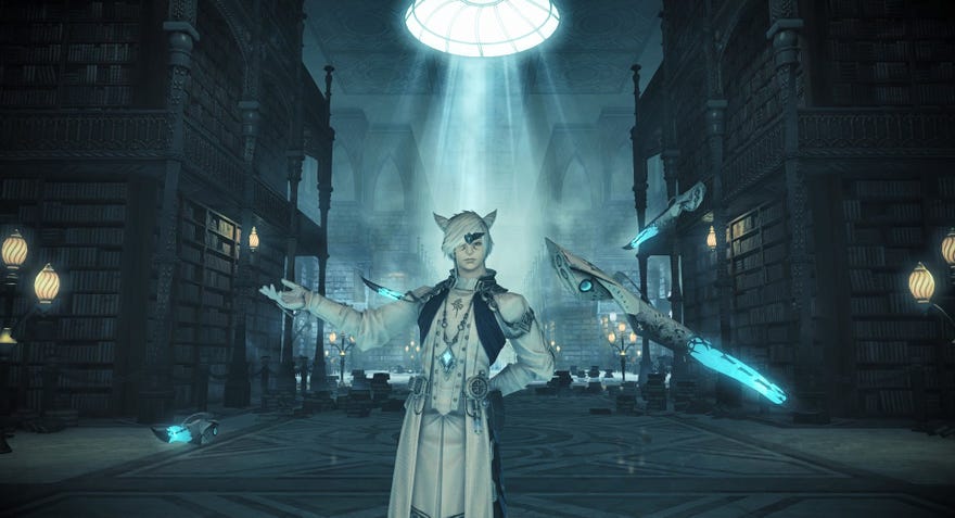 A screenshot of Sage, a new class of job in Final Fantasy 14.