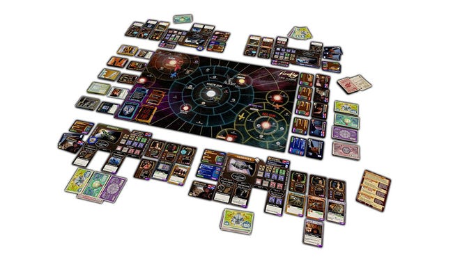Firefly: The Game movie board game gameplay layout