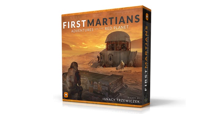 First Martians: Adventures on the Red Planet legacy board game box