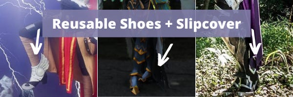Shoe Slip Cover and Armor Tutorial