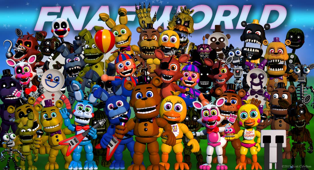 Five Nights at Freddy's World removido do Steam