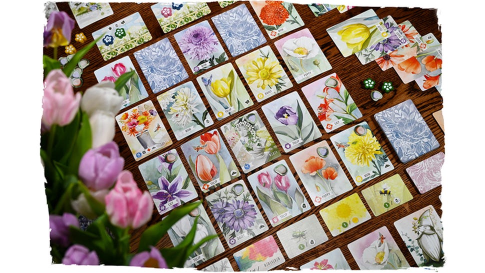 Floriferous board game cards