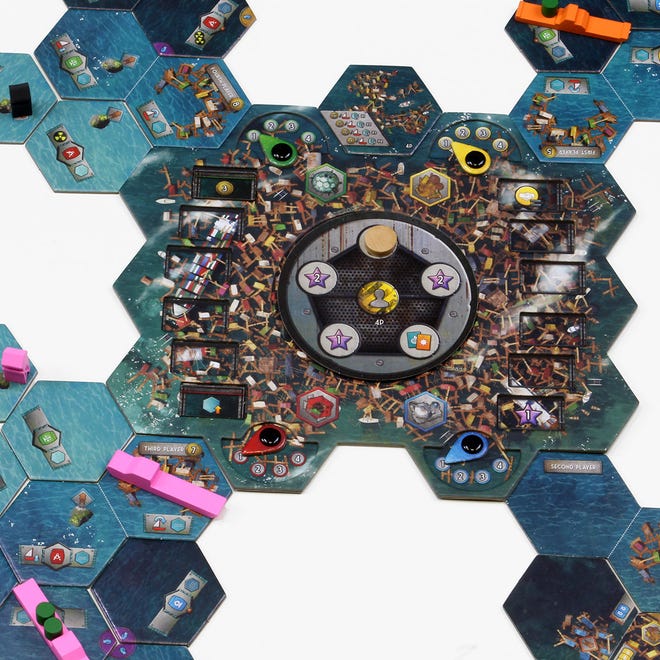 Flotilla board game gameplay action