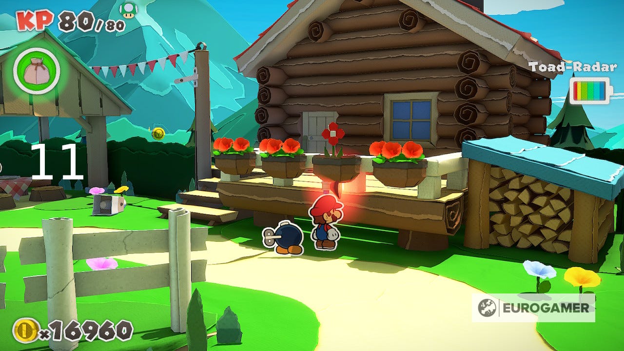 Paper Mario The Origami King - Flüsterforst: Fundorte aller Toads ...