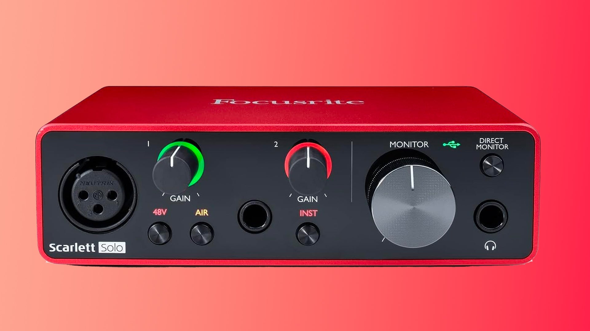 Upgrade your streaming setup with this Focusrite Scarlett Solo audio