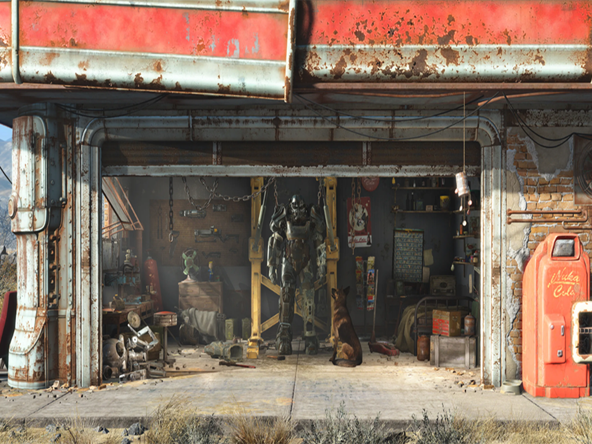 Fallout 4 red rocket gas station in the middle of the glowing sea фото 40