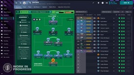 A squad tactics menu showing Manchester City players in Football Manager 2023.