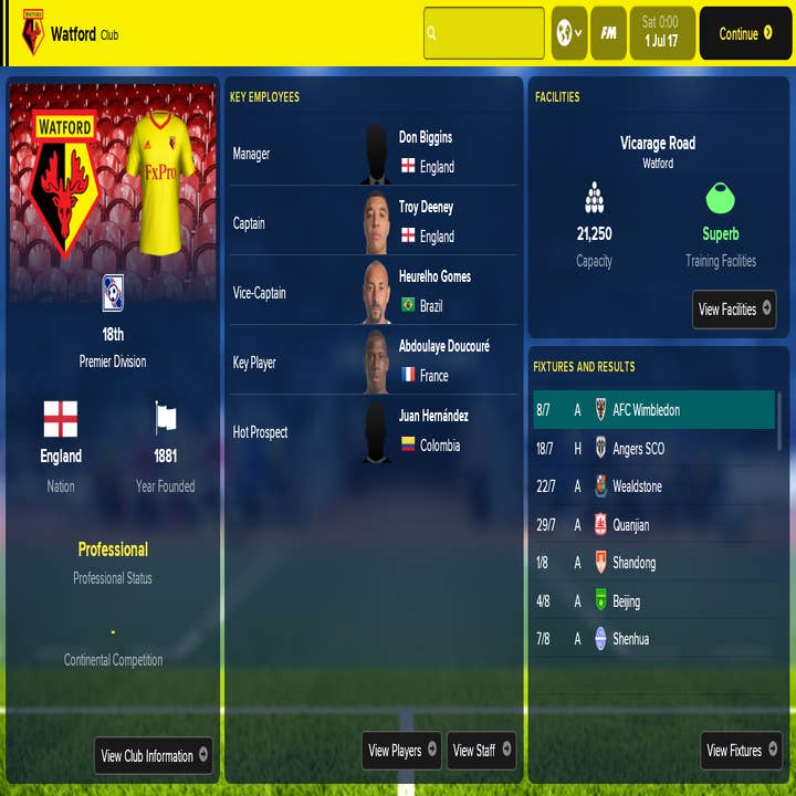 FOOTBALL MANAGER 2022 TOUCH on NINTENDO SWITCH