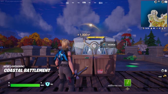 Fortnite, Breakwater Bay Oathbound Truhe Ort Eins