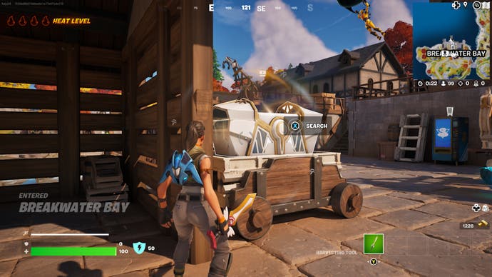 Fortnite, Breakwater Bay Oathbound Truhe Standort drei