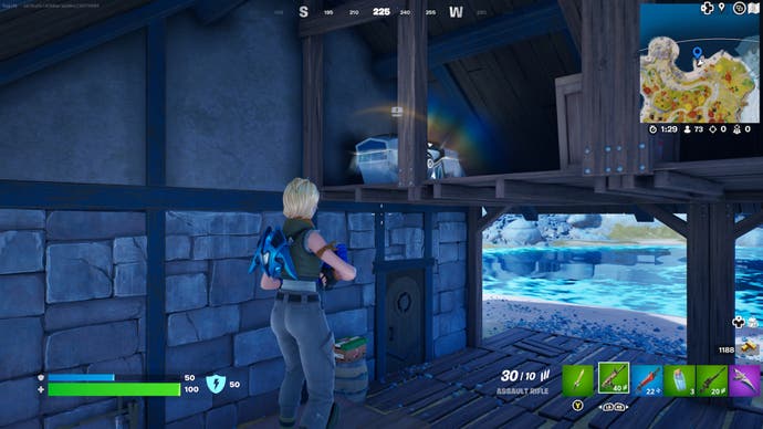 Fortnite, Breakwater Bay Oathbound Truhe Standort zwei