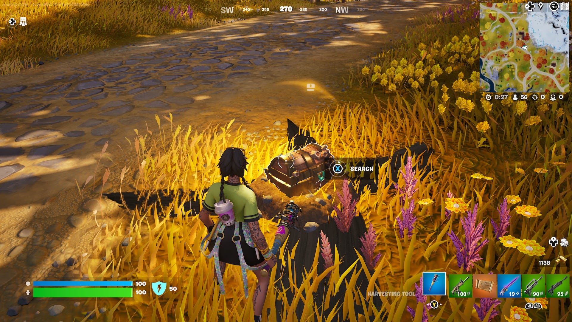 How to use the Peely's Plunder Augment to find buried treasure in