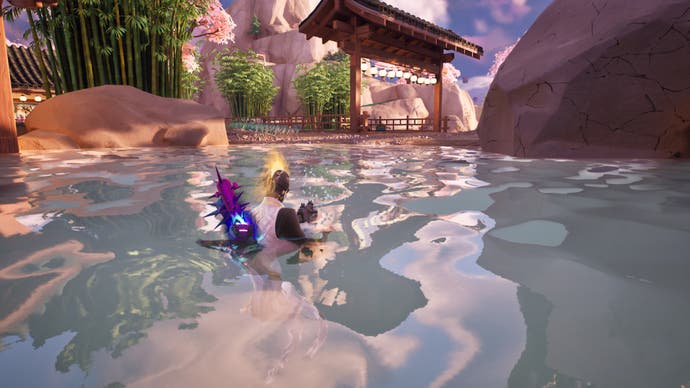 fortnite c4s2 healing in hot spring