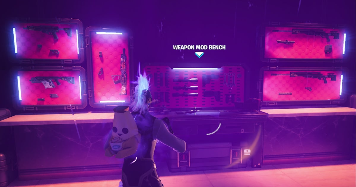 All Weapon Mod Bench locations in Fortnite Chapter 5 Season 1 - Dexerto