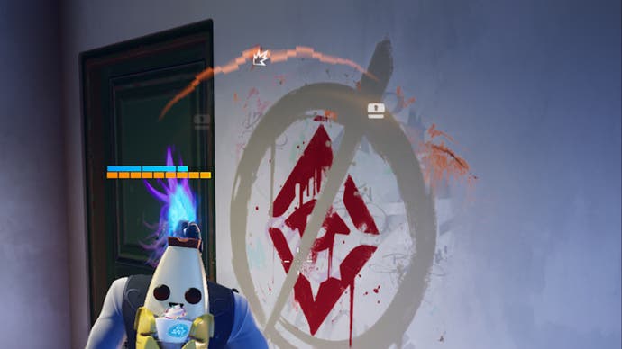 fortnite c5s1 the underground symbol on the house wall