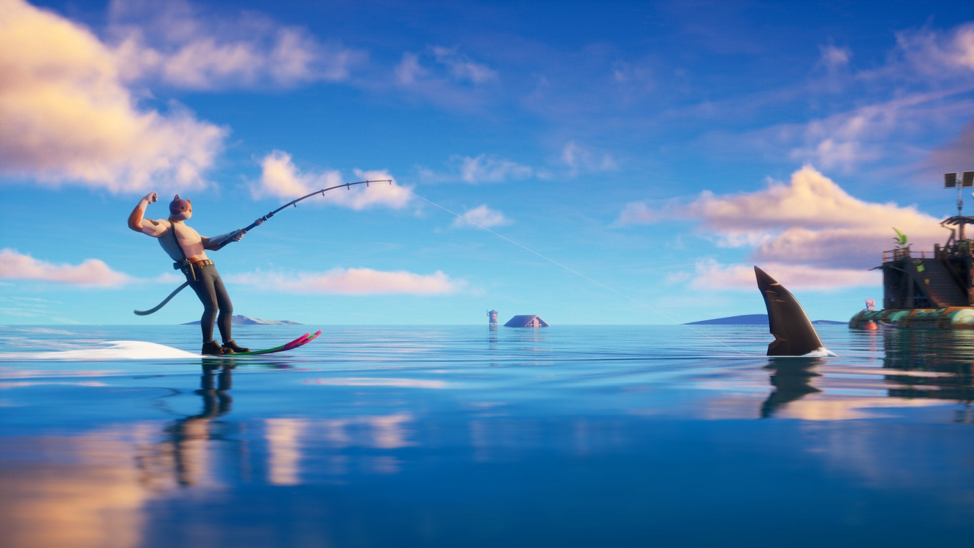 Fortnite's new sharks have absolutely zero chill